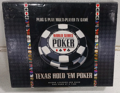 (1) World Series of Poker Plug & Play Multiplayer TV Game