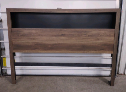 Crown Mark Krandall Queen Bookcase Head Board in Brown B6920-Q