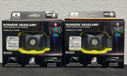 (2) Nathan Runners&rsquo; Headlamps