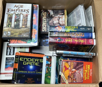 (25+) DVD&rsquo;s, VHS Tapes, & Games