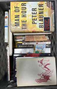 (1) Container of Assorted Books