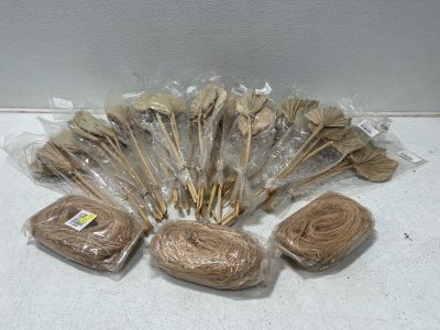 Box full of Dried Palm Leaves- Made in India