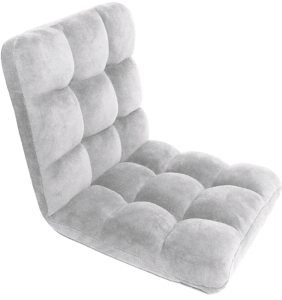 (1) Chic Home Daphene Adjustable Recliner Rocker - Grey - 41"x21"x5.12"H