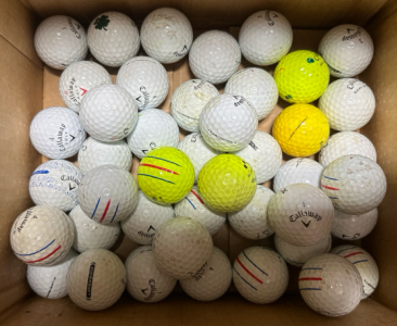 (38) Various Calloway Golf Balls - Yellow and White