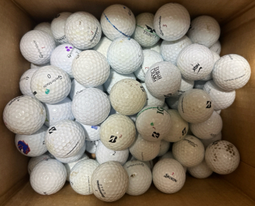 (80) Various Brand Golf Balls - White