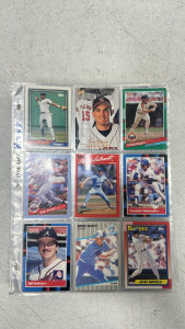 (525+) Assortment of Various Baseball Sports Cards - 60 Pages (More Info in Photos)