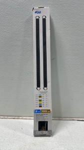 (2) New - 100 lb. Blue Hawk Extension Springs w/ Safety Cables for Garage Door
