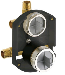 (1) DELTA FAUCET Other MultiChoice Universal Integrated Shower Diverter Rough Universal Inlets/Outlets, Champagne Bronze