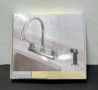 (1) Utility Kitchen Faucet - Polished Chrome - Oakbrook Collection