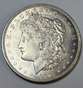1921 Morgan Silver Dollar