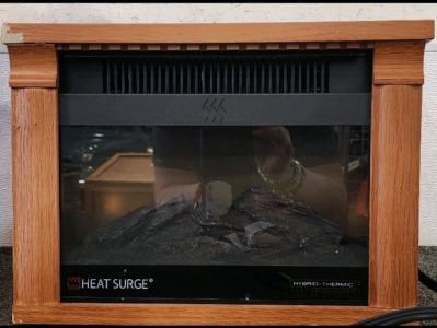 Heat Surge Electric Fireplace Heater