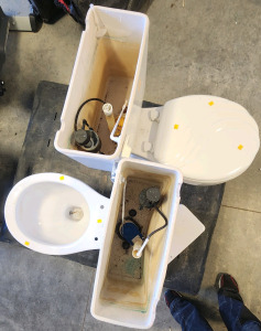 2 Porcelain Toilets