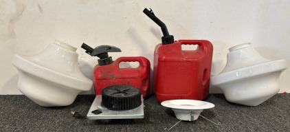 Gas Cans, Motor Fan & More