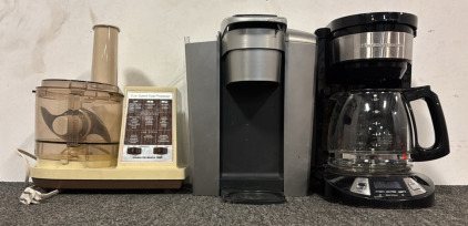 Keurig, Hamilton Beach Coffee Maker, & Food Processor