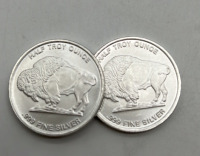 (2) Half Toy Ounce .999 Liberty Silver Coins