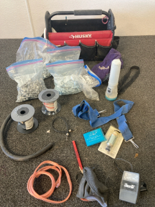 Husky tool bag with tools and Screws