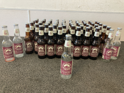 Henry Weinhards ESTD 1856 RootBeer Gourmet Soda 12 FL. Oz 62 bottles empty