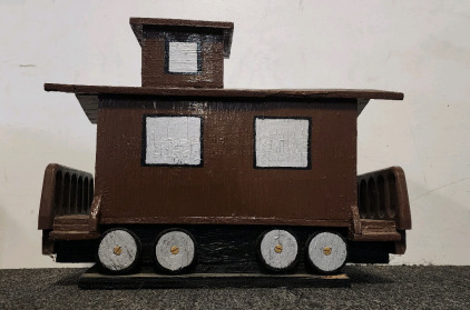 Wooden Train Decor