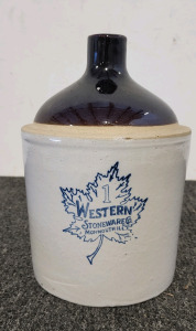 1 Western Stonewear Crock Jug