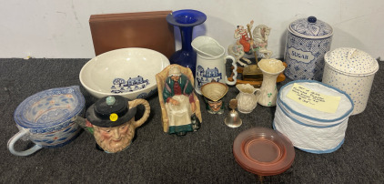 Glass Dishes, Antique Glass Pieces & Other