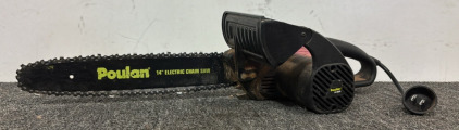 Poulan 14&rdquo; Electric Chainsaw
