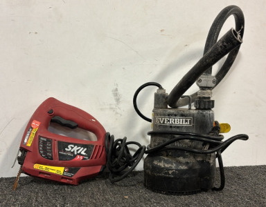 Skil Jigsaw & Everbilt Utility Pump