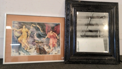Angel Painting and Mirror