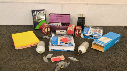 Copy Paper, Thesaurus, Binder Clips, and More