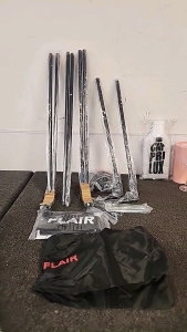Bit of Flair.. Kids Soccer Goals.3 Wine Bottle Protectors. 3 Wine Glasses.