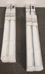 Genimo 100% Blackout Rolling Window Shades.. 4@20"x72" 2@29"x72" 2@32"x72"..