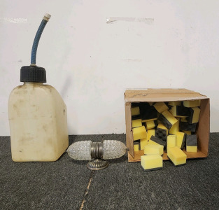 5 gallon Gas Can, Box Of Foam, and More.