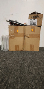 Orbit 1/2-1/4 Shrub Adaptors, Harbor Freight Saw Blade Clocks, And Exit Signs