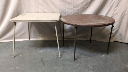 (2) Folding Tables