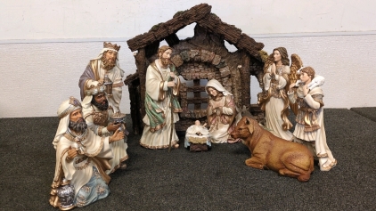 Ornate and Beautiful Nativity Scene