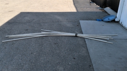 Bundle of PVC Piping
