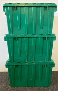 (3) Plastic Totes