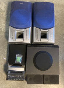 (6) Speakers & A Radio