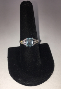 Aquamarine ring