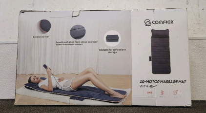 Comfier 10-Motor Massage Mat With Heat.