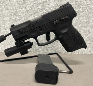 Taurus PT111 G2 A Model 9mm Caliber, Semi Automatic Pistol W/ Laser Dot Sight