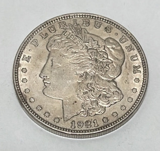 1921 Morgan Silver Dollar (Verified)