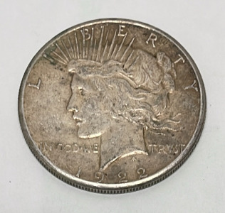 1922 Silver Peace Dollar