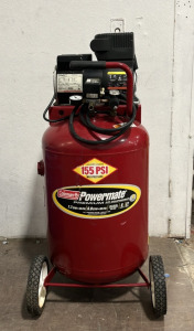 (1) Coleman Powermate Premium Aor Compressor (155psi max) 27 Gallon
