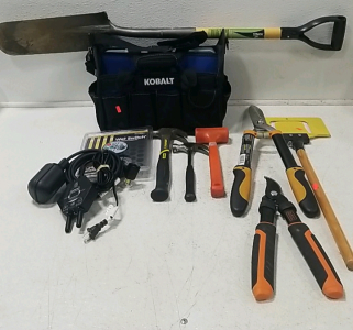 Kobalt Tools Carry Bag, Assorted Tools-Hammers, Clippers and More