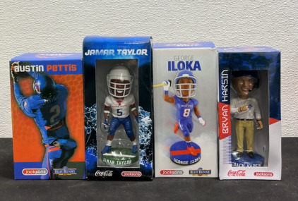 (1) Austin Pettit (1) Jamar Taylor (1) George Iloka (1) Bryan Harsin (BSU) Figurines