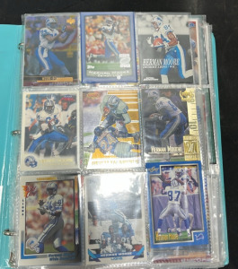 (1) Binder Full of Football Cards