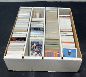 (1) Box of Hocket & Baseball Cards