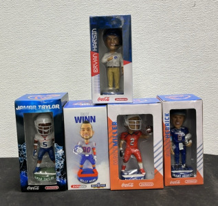 (1) Jamar Taylor (1) Billy Winn (1) Bryan Harsin (1) Matt Miller (1) Grant Hedrick (BSU) Figurines