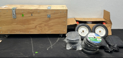 (1) Utility Storage Container w/ Hardware & Other Items