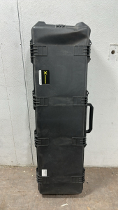 JHX-3300 Hard Gun Case w/ Wheels and Foam Inserts - Black